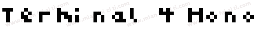 Terminal 4 Mono字体转换